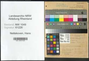 Entnazifizierung Hans Nettekoven , geb. 23.09.1891 (Arzt)