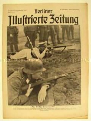 Wochenzeitschrift "Berliner Illustrierte Zeitung" u.a. zum Besuch von Göring bei einer Luftwaffeneinheit
