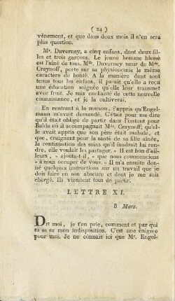 Lettre XI. - Lettre XX.
