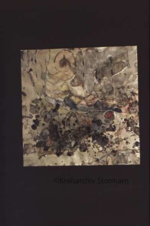 Ausstellung "Zeichnungen und Aquarelle" von Paul Hannes: Kreistagssitzungssaal: Foyer: Aquarell