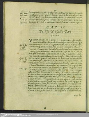 Cap. IV. De Usu & Effectu Clarigationis