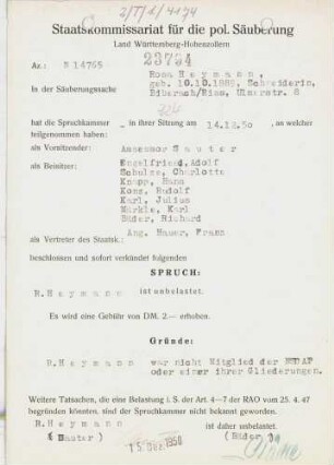 Heymann, Rosa