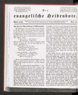Nro. 4. April 1850
