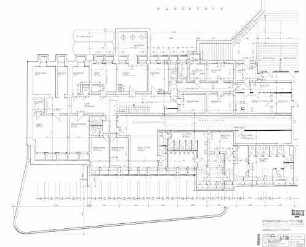 Heilbronn Hbf: Teilgrundriss Gaststätte Untergeschoss, Blatt : 8B Empfangsgeb. Gaststätte