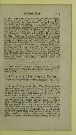 Koenigreich (Czaarthum) Polen