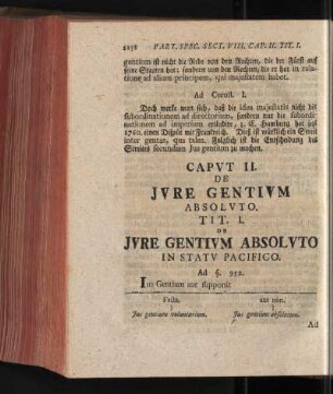 Caput II. De Iure Gentium Absoluto