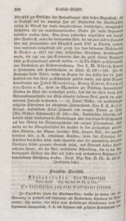 160-188 Kirchliche Statistik