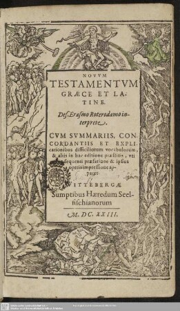 Novvm Testamentvm Graece et Latine