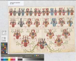 Proband: [Korff] gen. Schmising-Kerssenbrock, Friedrich Ferdinand von; Vater: Korff gen. Schmising, Caspar Heinrich von; Mutter: Landsberg, Antonetta Helena von: Münster, Fbstm, Ritterschaft
