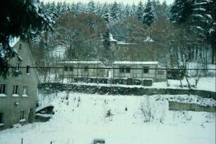 leerstehende Bungalows der ehemaligen Feriensiedlung "Finkenmühle"