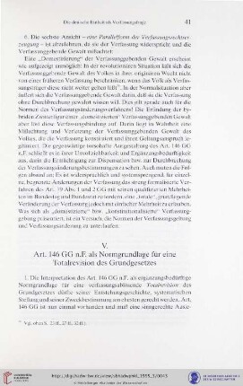 V. Art. 146 GG n.F. als Normgrundlage für eine Totalrevision des Grundgesetztes