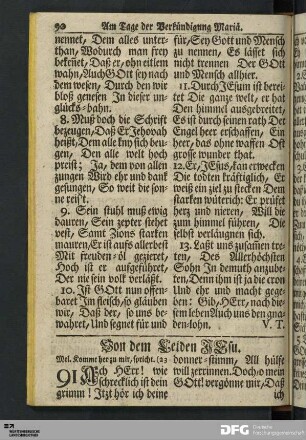 Von dem Leiden Jesu.