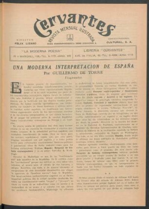 Una moderna interpretación de España. : Fragmentos