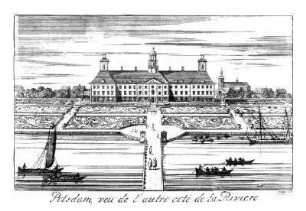 Potsdam, veu de l'autre coté de la Riviere