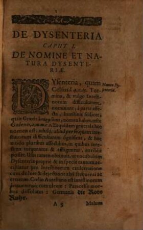 De Dysenteria Tractatus