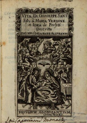 Vita di Gioseppe, sant sposo di Maria