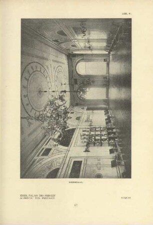 Ehem. Palais des Prinzen Albrecht von Preussen. Speisesaal. Berlin