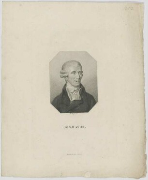 Bildnis des Jos. Haydn