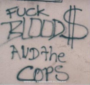 Fuck BLOODS AND the COPS