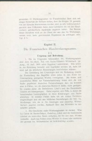 § 3. Ursprung und Bedeutung.