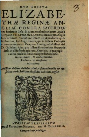 Concertatio ecclesiae catholicae in Anglia, adversus Calvinopapistas & Puritanos ...