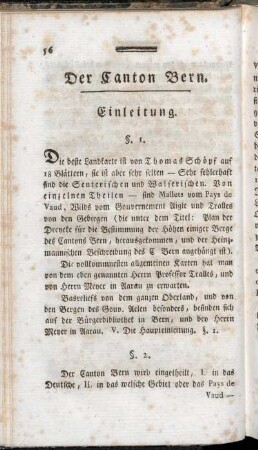 Der Canton Bern.