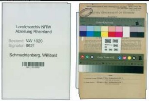 Entnazifizierung Willibald Schmachtenberg , geb. 23.06.1898 (Kaufmann)