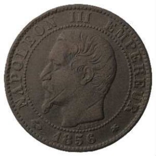 Fundmünze, 5 Centimes, 1856