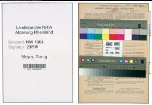 Entnazifizierung Georg Meyer , geb. 16.12.1901 (Arbeiter)