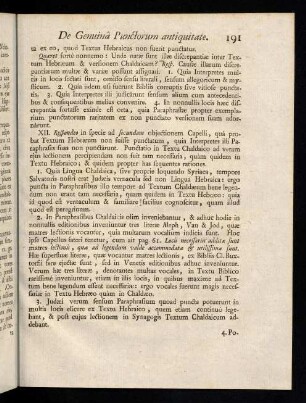 191-194, Quaeret forte nonnemo: Unde natae sunt ...