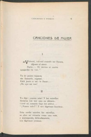 Canciones de mujer
