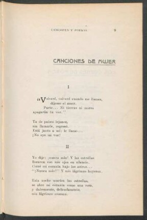 Canciones de mujer
