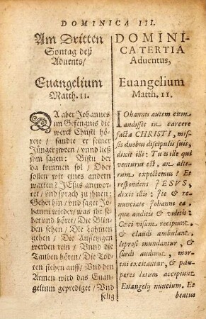 Evangelia anniversaria dierum dominicorum et praecipuorum festorum ... : germanice, latine, graece & ebraice edita