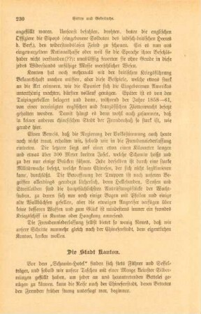 Die Stadt Kanton