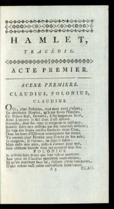 Acte Premier.
