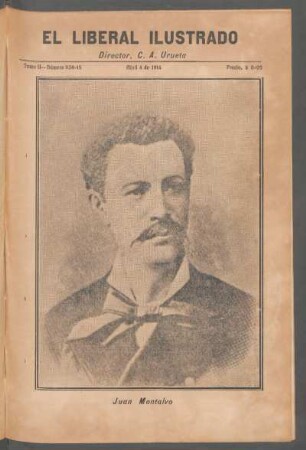 [Retrato de] Juan Montalvo