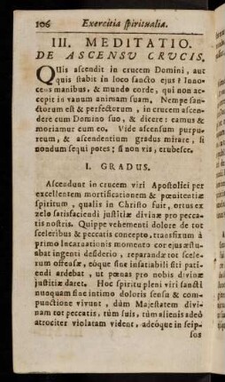 106-111, III. Meditatio; ...