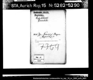 Die Niederlassung des Zimmerergesellen Johann Niemeier in Bingum