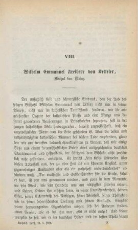 113-134 Wilhelm Emmanuel Freiherr von Ketteler, Bischof von Mainz