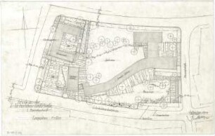 Gsaenger, Gustav; München, Fernpaßstr. 41; Hinterbärenbad- Schule mit Kindertagesstätte - Lageplan