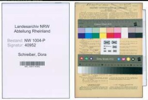 Entnazifizierung Dora Schreiber , geb. 04.04.1895 ()