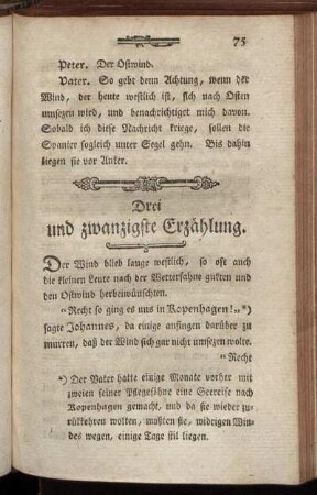 Drei und zwanzigste Erzählung.