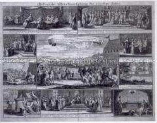 Historische Denkwürdigkeiten 1699 (10 Darstellungen)