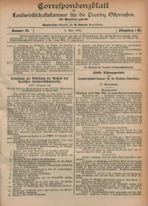 Nummer 19. 9. Mai 1900.
