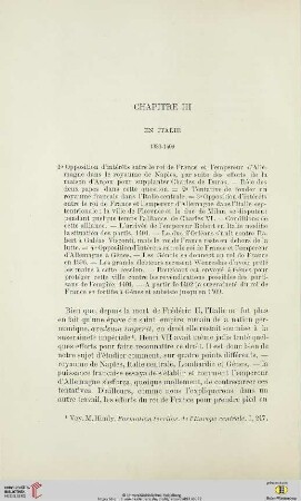Chapitre III: En Italie, 1380-1409