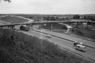 Bau der Ortsdurchfahrt der Bundesstraße 10 durch Grötzingen