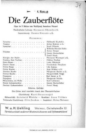 Die Zauberflöte