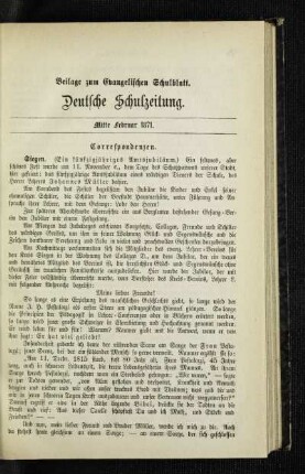 Siegen : (ein fünfzigjähriges Amtsjubiläum)