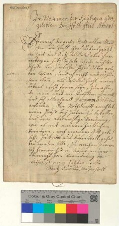 Testament von Statz Ludolff von Zarstedt (Tzerstede)