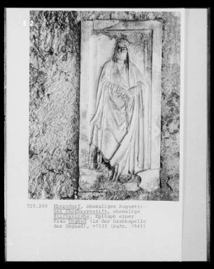 Epitaph einer Frau Ungnad, verstorben 1533